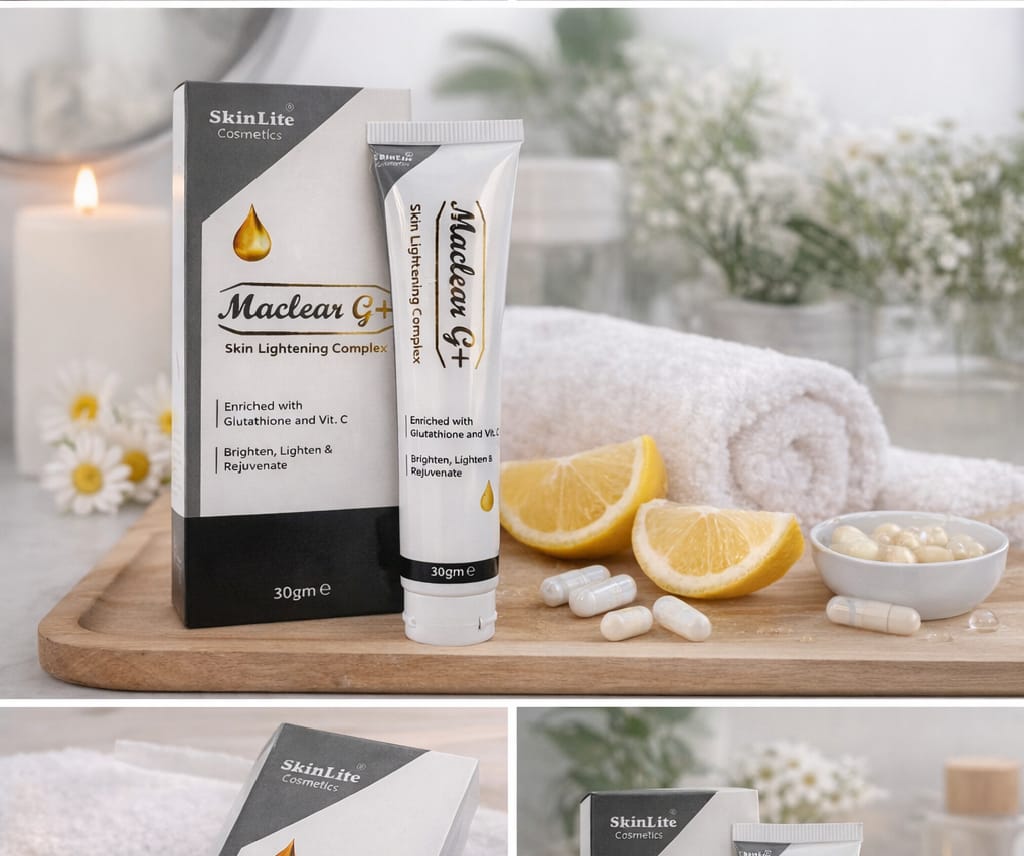 Maclear C+ Skin Lightening Cream – With Glutathione & Vitamin C (30g)